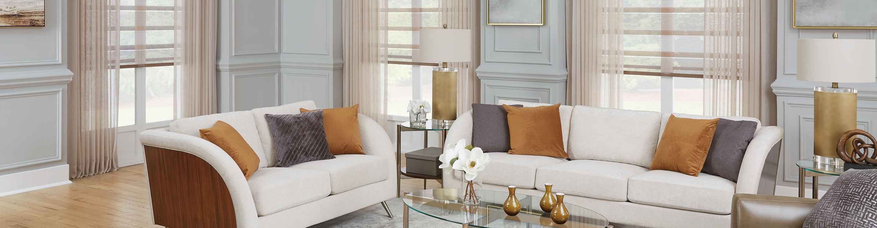 Graber beige window treatments in Ponderay, ID 